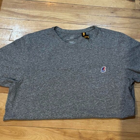 K-Way Grey Pocket T-Shirt - Size L - Picture 2 of 5